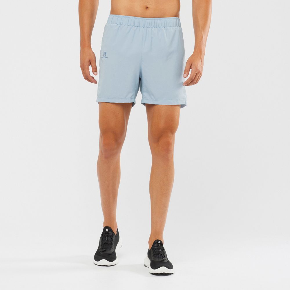 Salomon Shorts Herre Blå - AGILE 5 (TKYIA-5849)